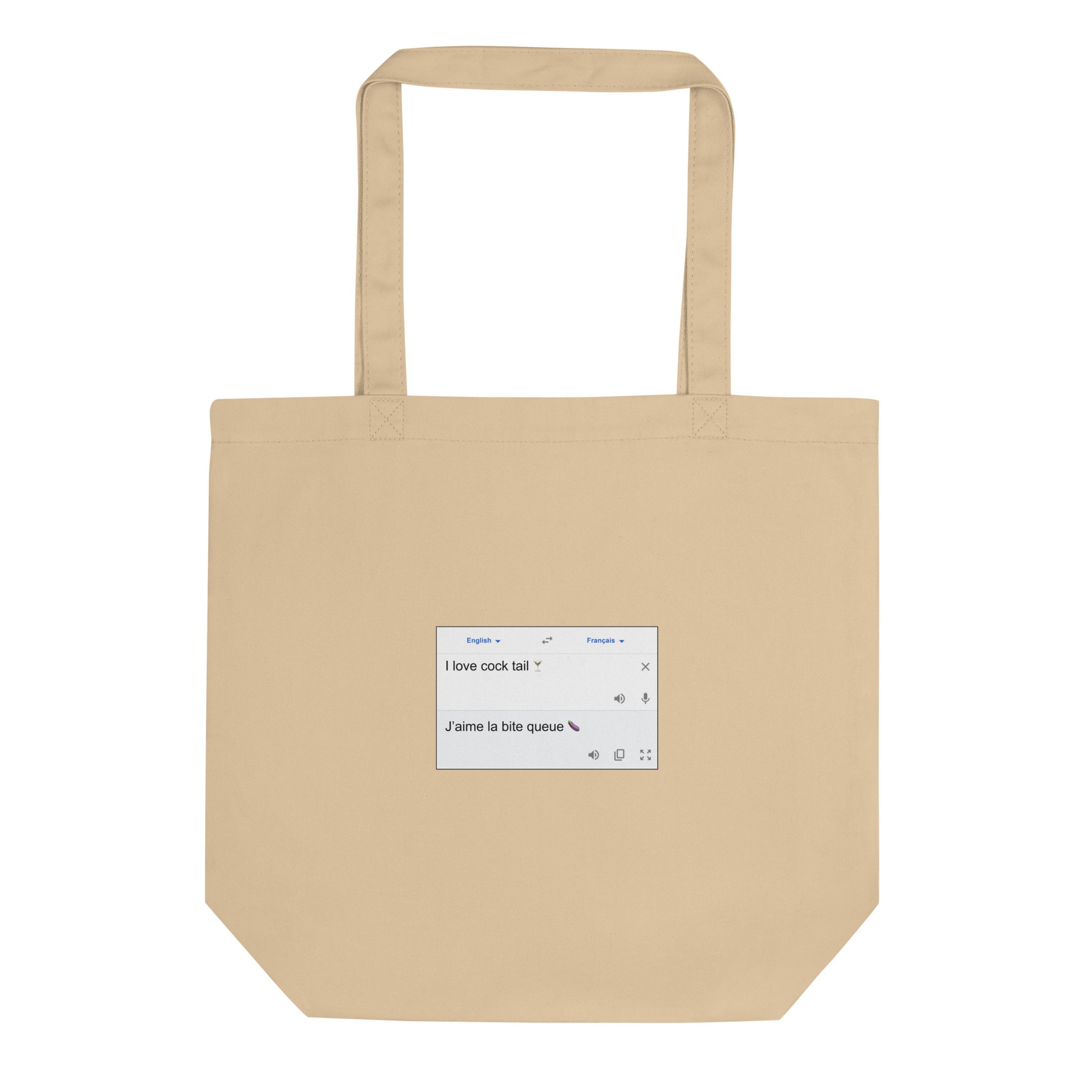 Tote bag bio Traduction cocktail - Sedurro