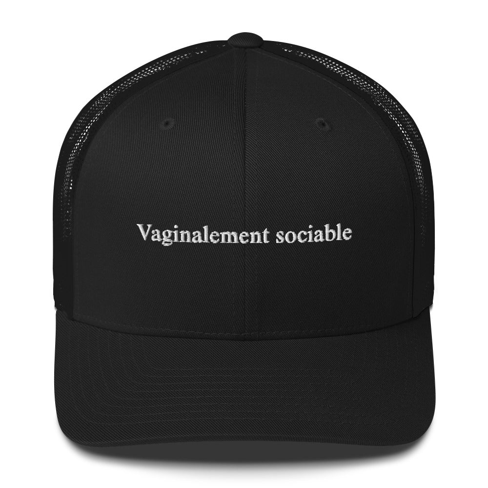 Casquette brodée Vaginalement sociable - Sedurro