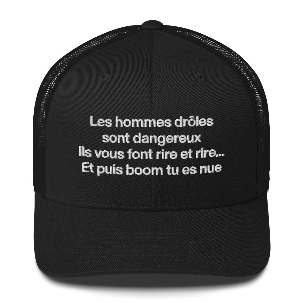 Casquette brodée Les hommes drôles sont dangereux - Sedurro