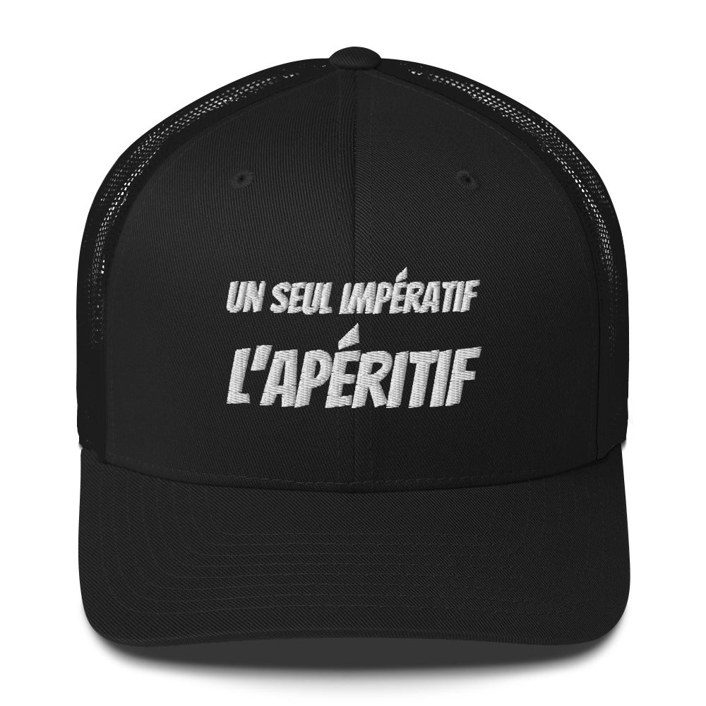 Casquette brodée Un seul impératif L'apéritif - Sedurro