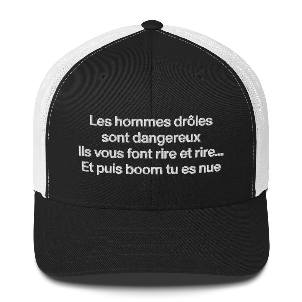 Casquette brodée Les hommes drôles sont dangereux - Sedurro
