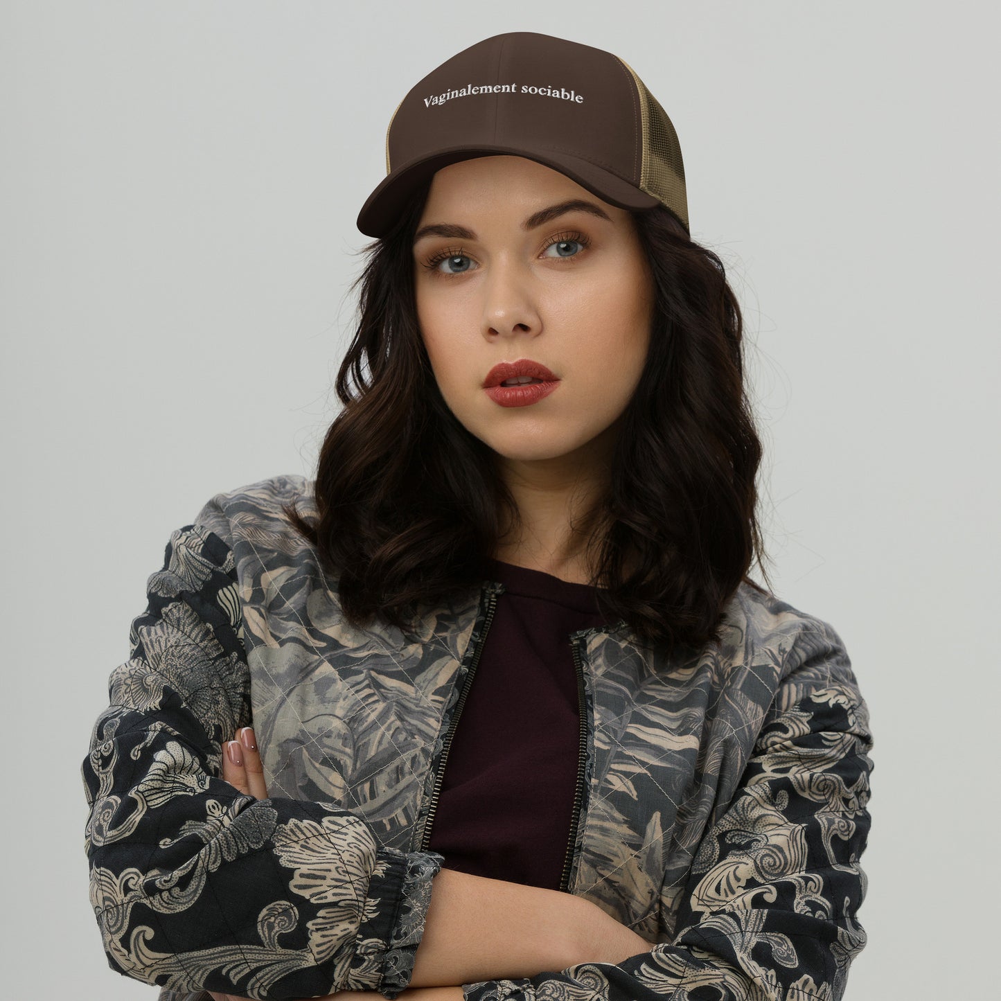 Casquette brodée Vaginalement sociable - Sedurro