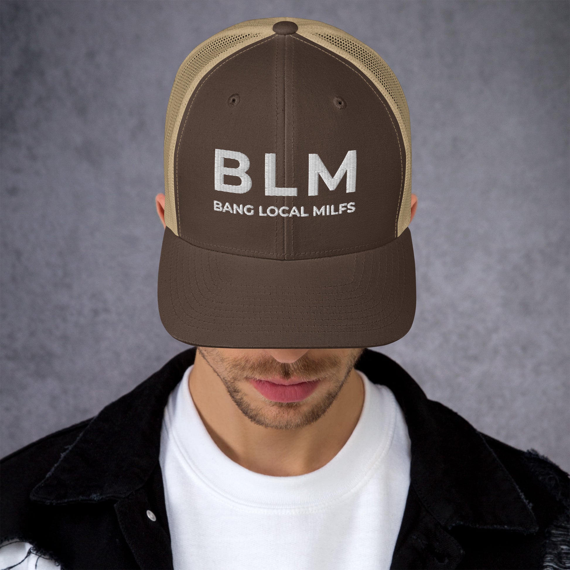 Casquette brodée BLM Bang Local Milfs - Sedurro