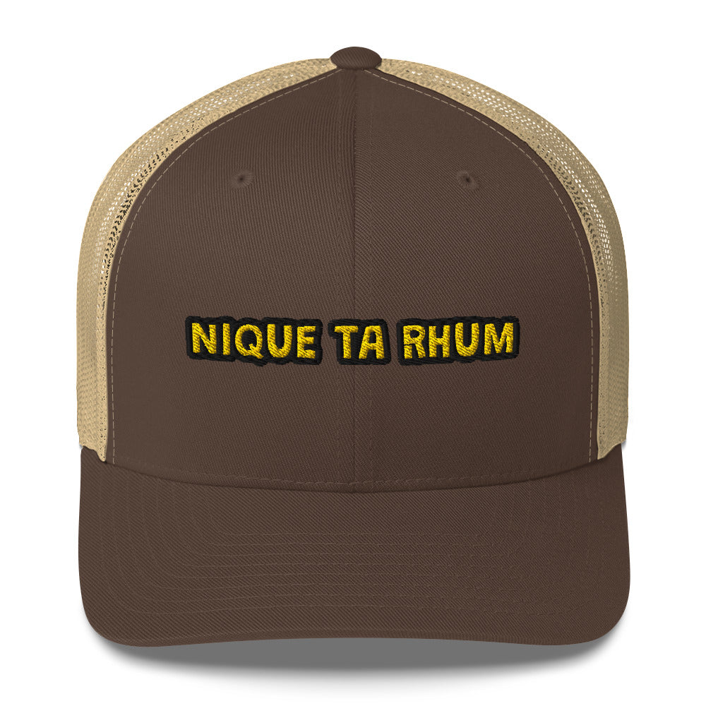 Casquette brodée Nique ta rhum - Sedurro