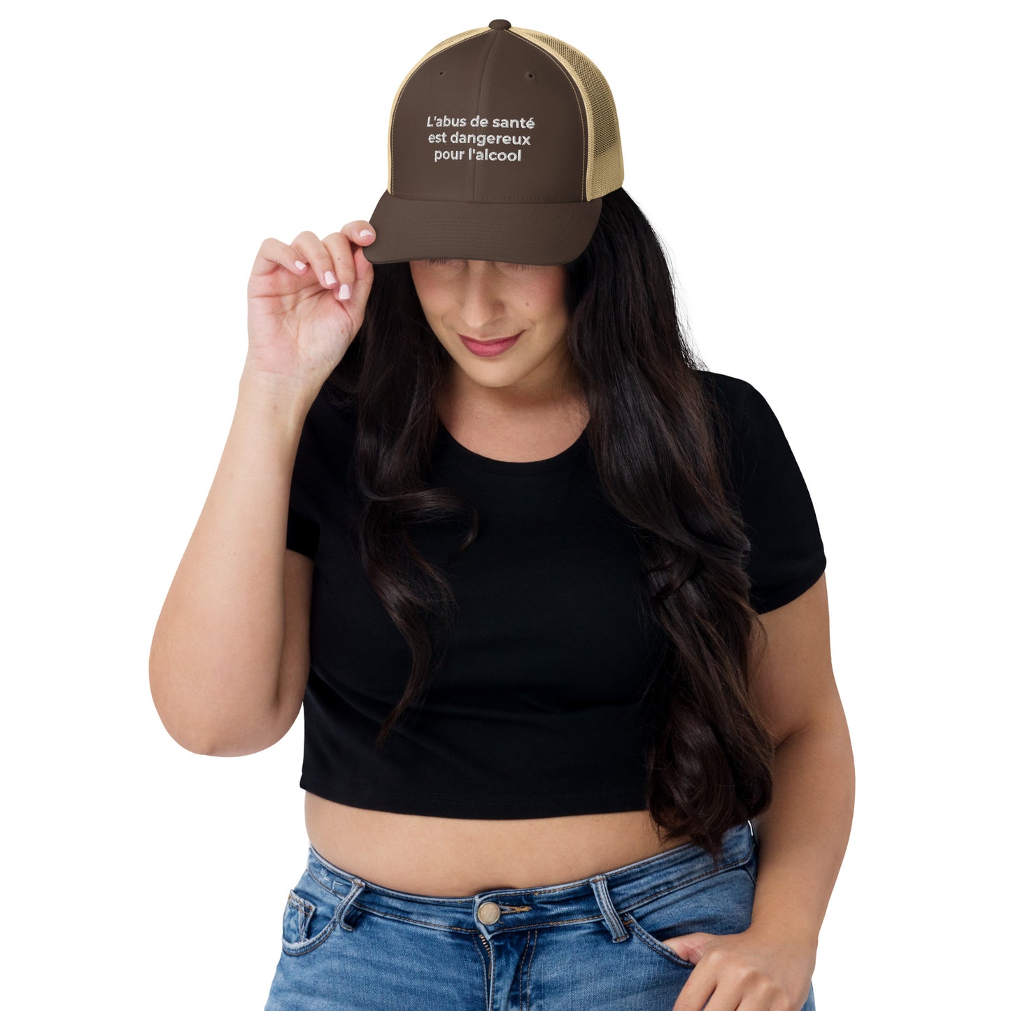 Casquette brodée L'abus de santé est dangereux pour l'alcool - Sedurro