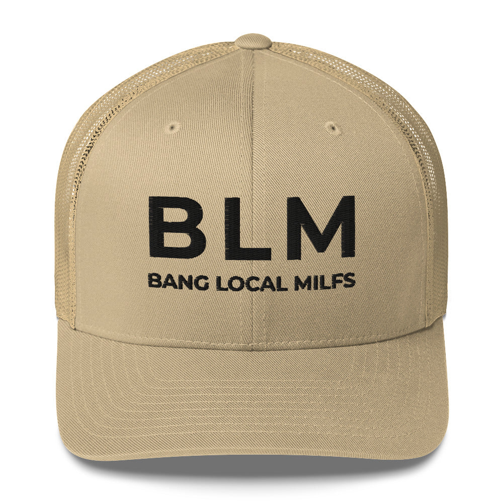 Casquette brodée BLM Bang Local Milfs - Sedurro