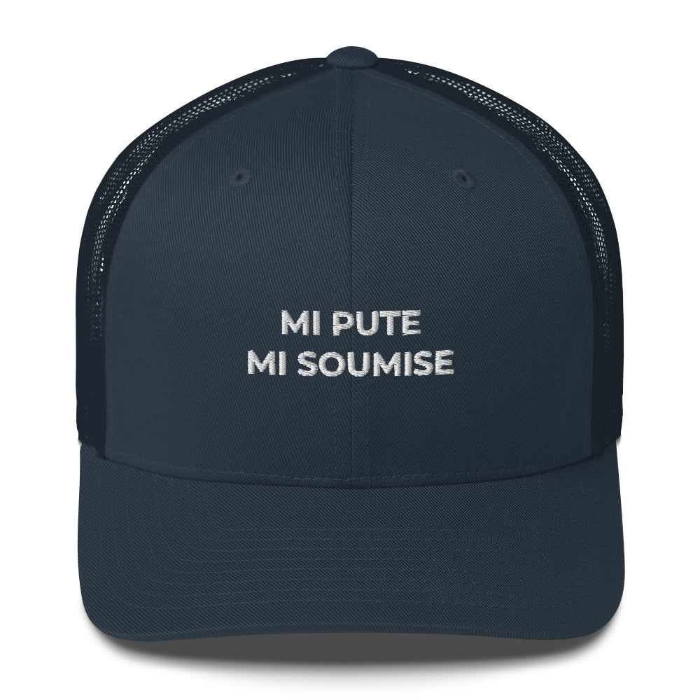 Casquette brodée Mi pute mi soumise - Sedurro