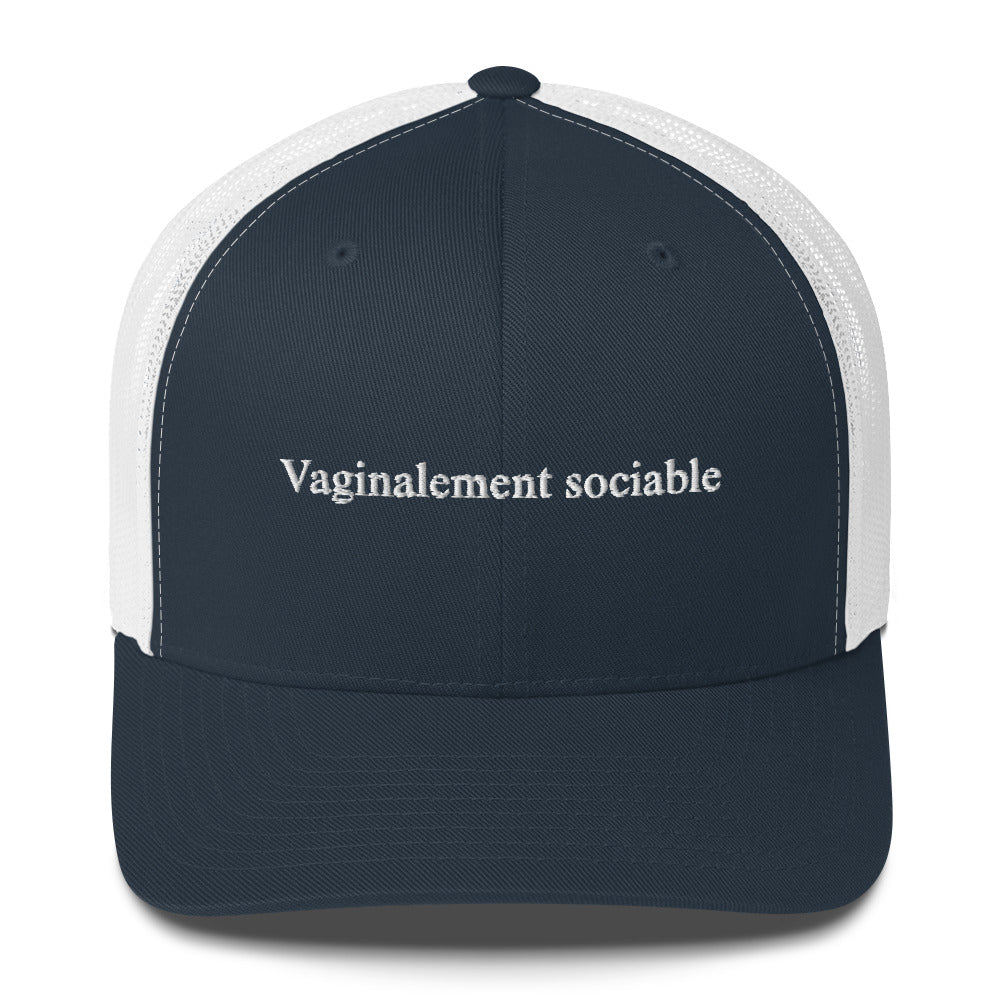 Casquette brodée Vaginalement sociable - Sedurro