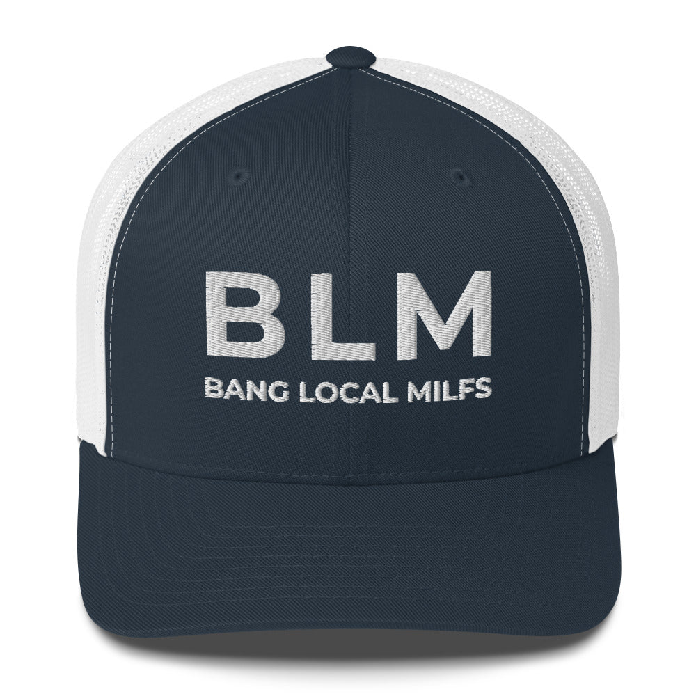 Casquette brodée BLM Bang Local Milfs - Sedurro