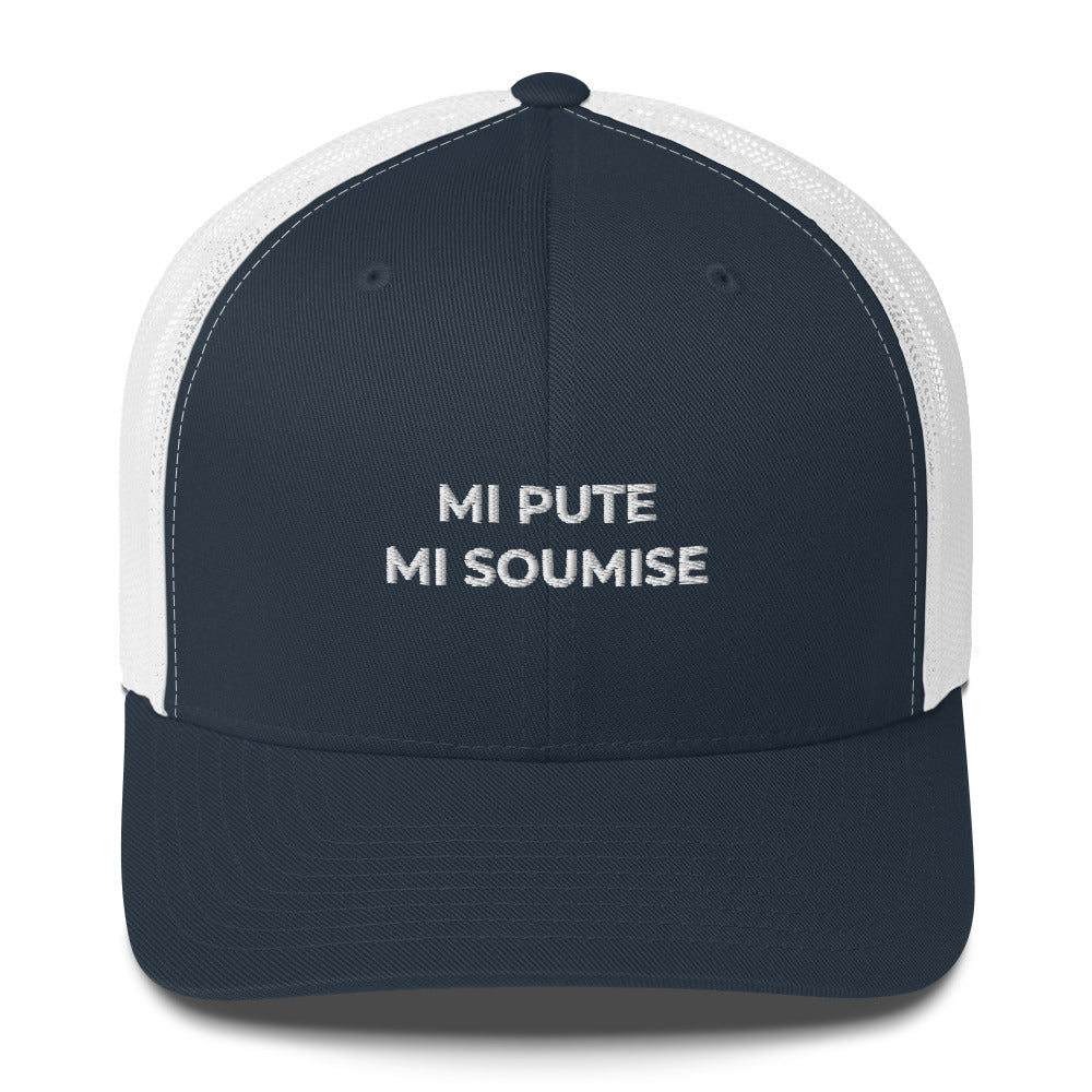 Casquette brodée Mi pute mi soumise - Sedurro