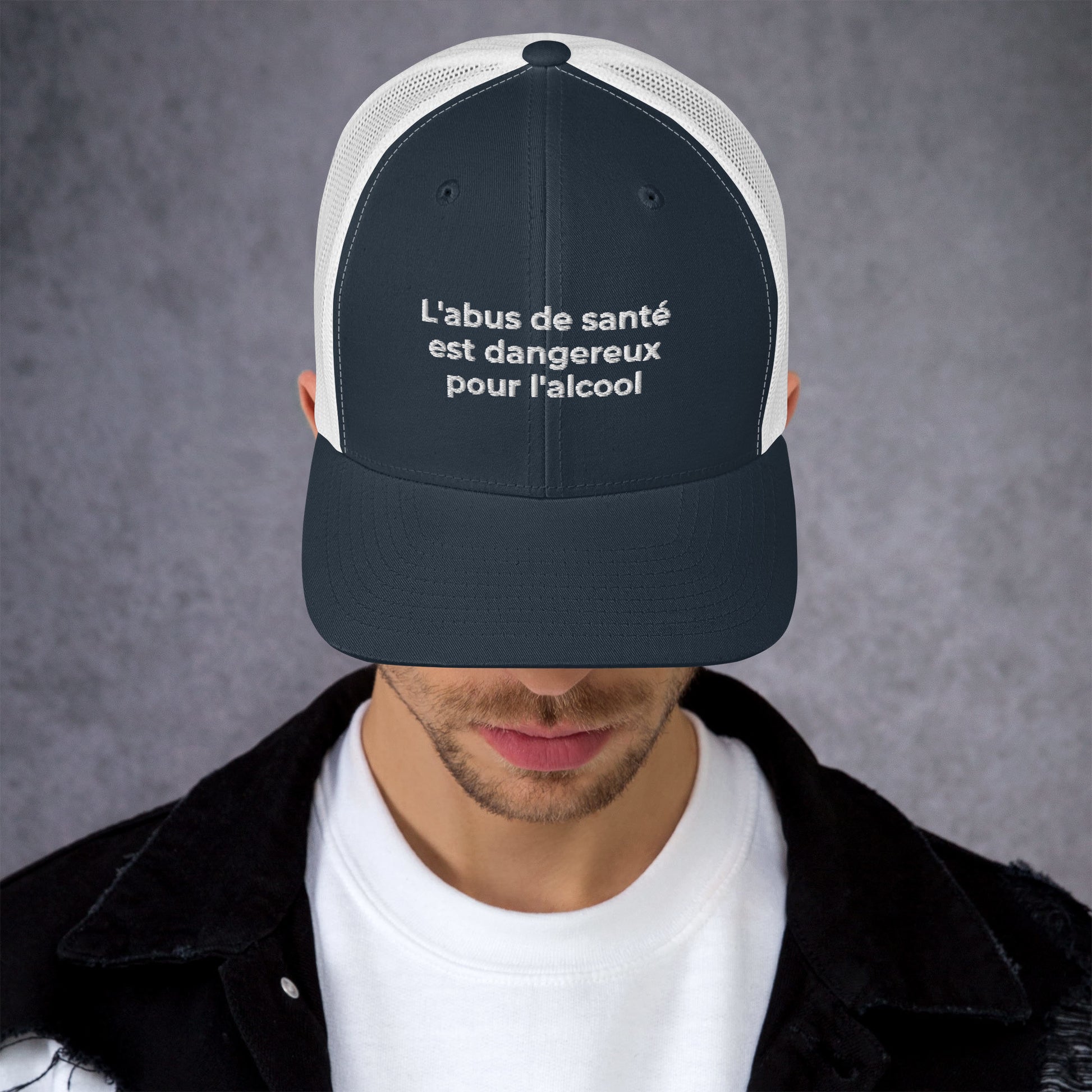 Casquette brodée L'abus de santé est dangereux pour l'alcool - Sedurro