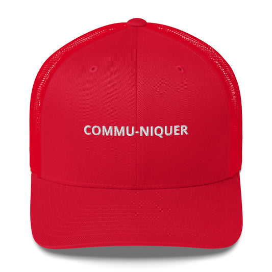 Casquette brodée Commu-niquer - Sedurro