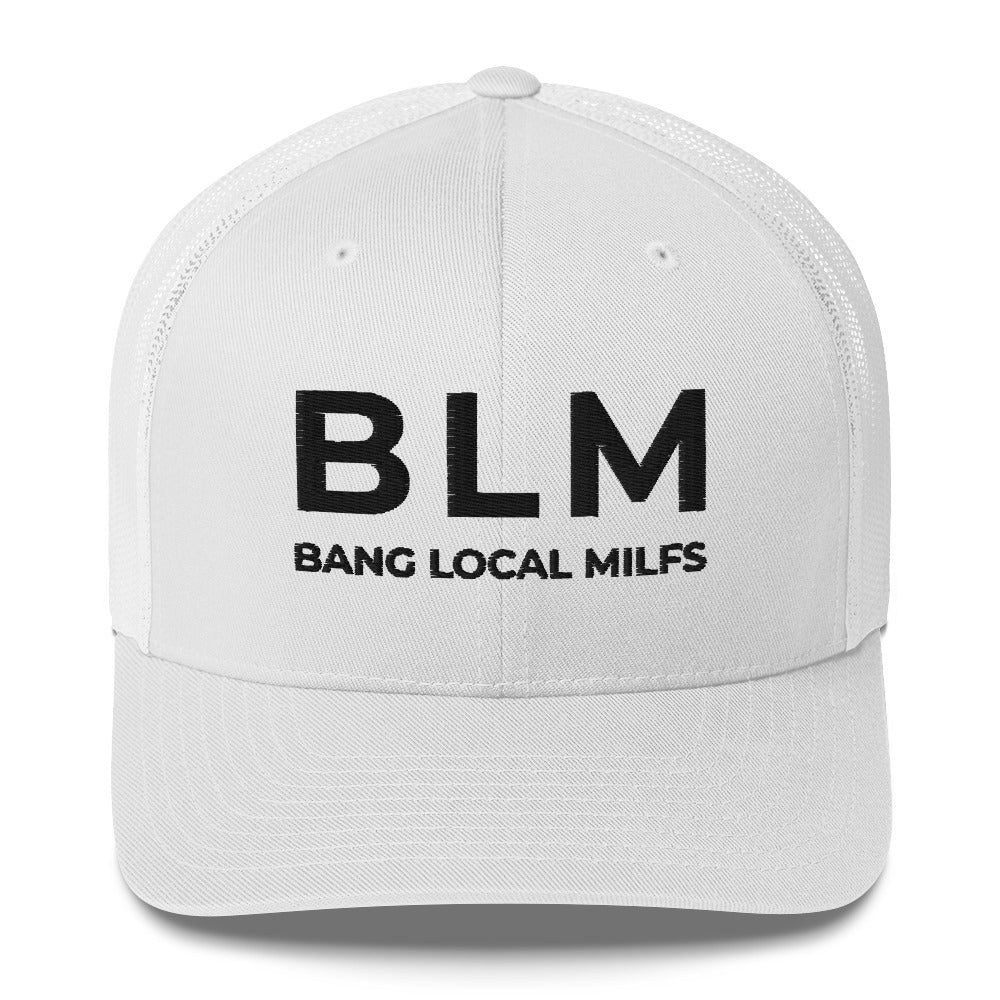 Casquette brodée BLM Bang Local Milfs - Sedurro
