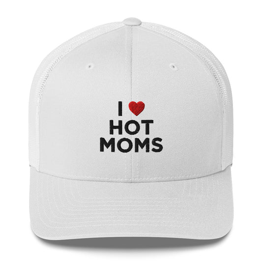 Casquette brodée I love hot moms - Sedurro