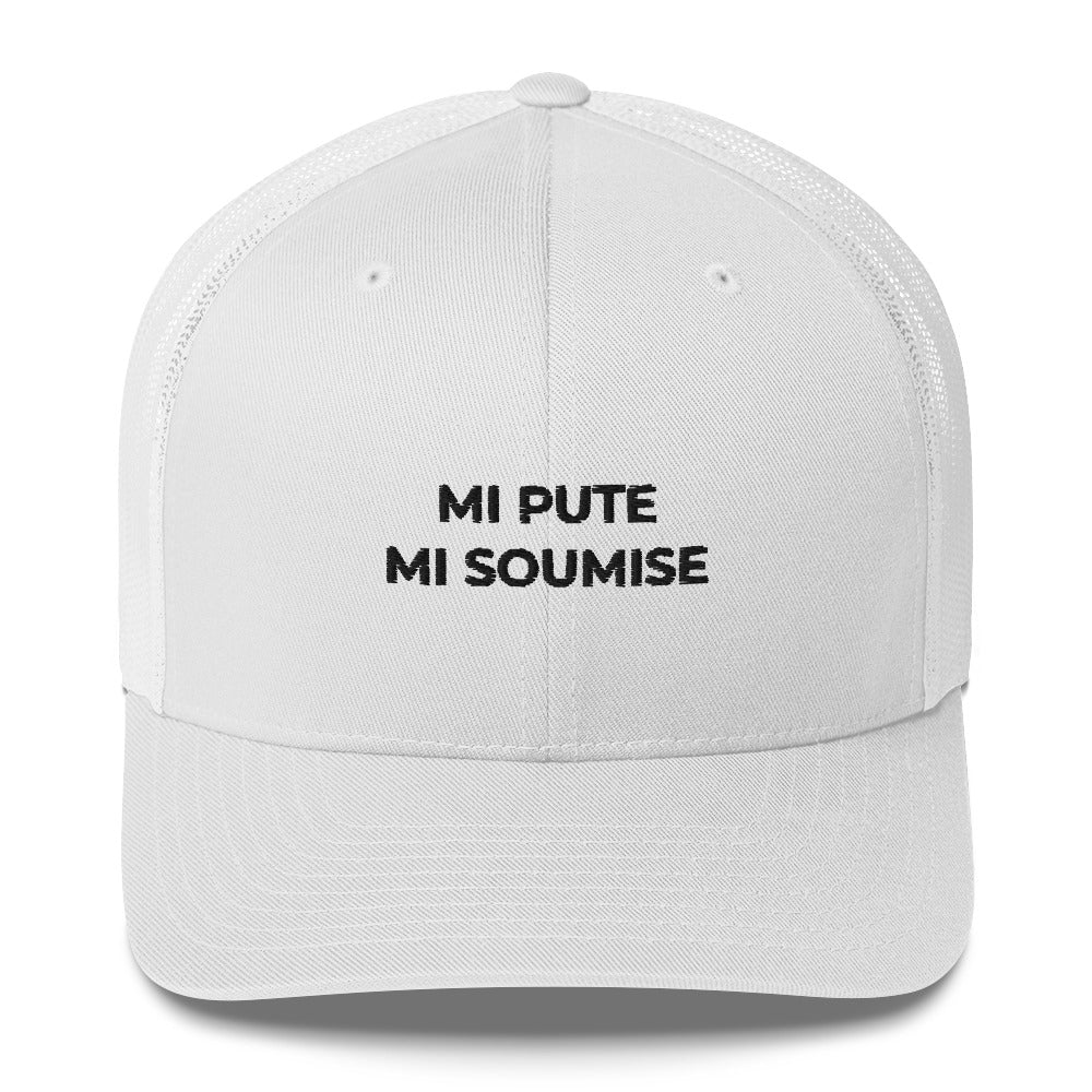 Casquette brodée Mi pute mi soumise - Sedurro