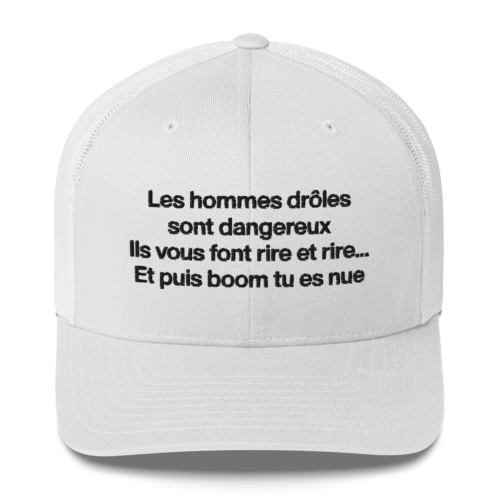 Casquette brodée Les hommes drôles sont dangereux - Sedurro