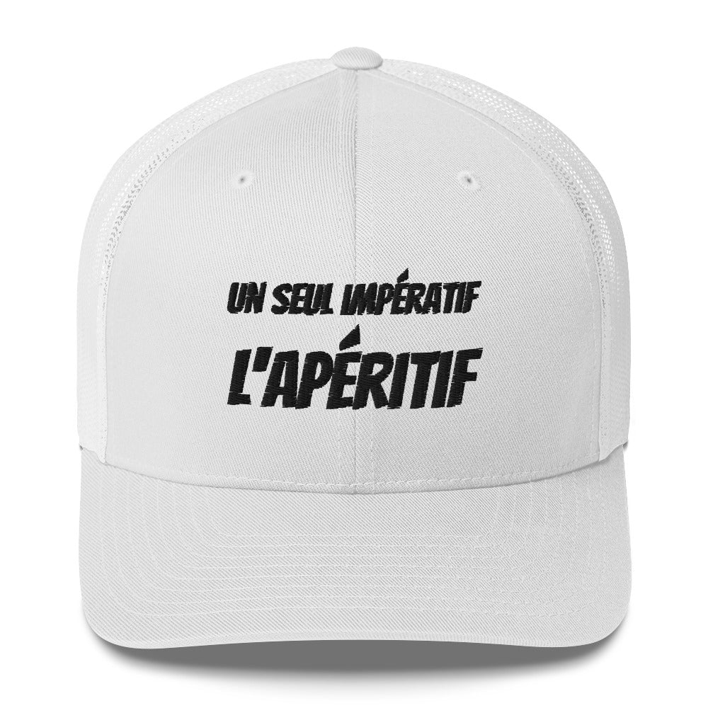 Casquette brodée Un seul impératif L'apéritif - Sedurro