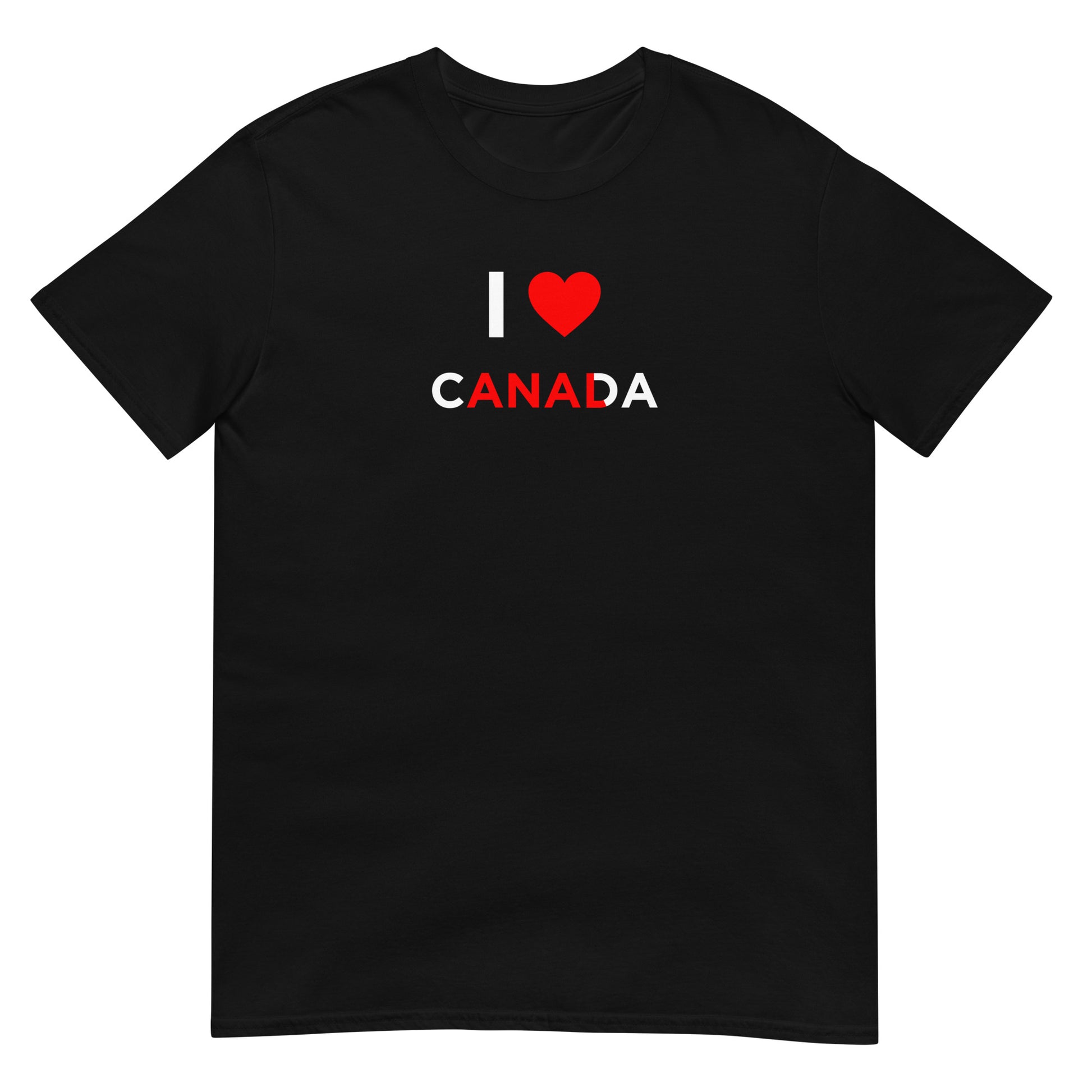 T-shirt unisexe I love Canada anal - Sedurro