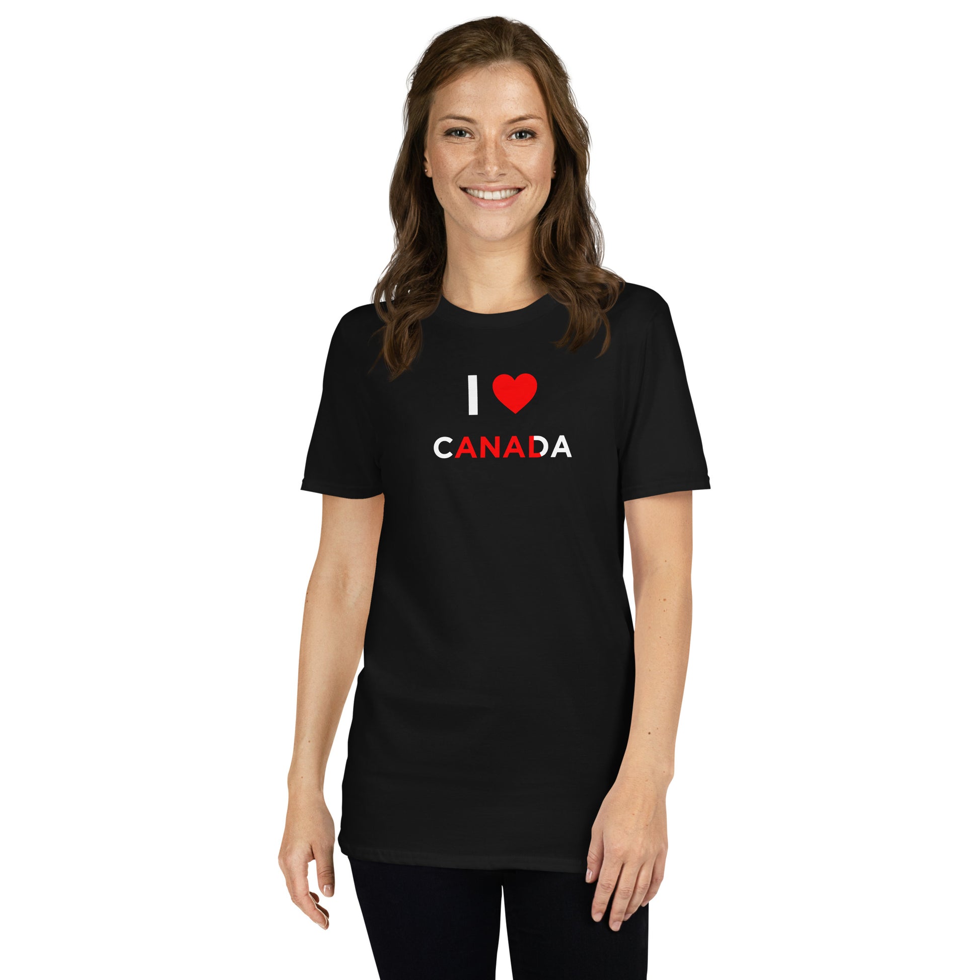 T-shirt unisexe I love Canada anal - Sedurro