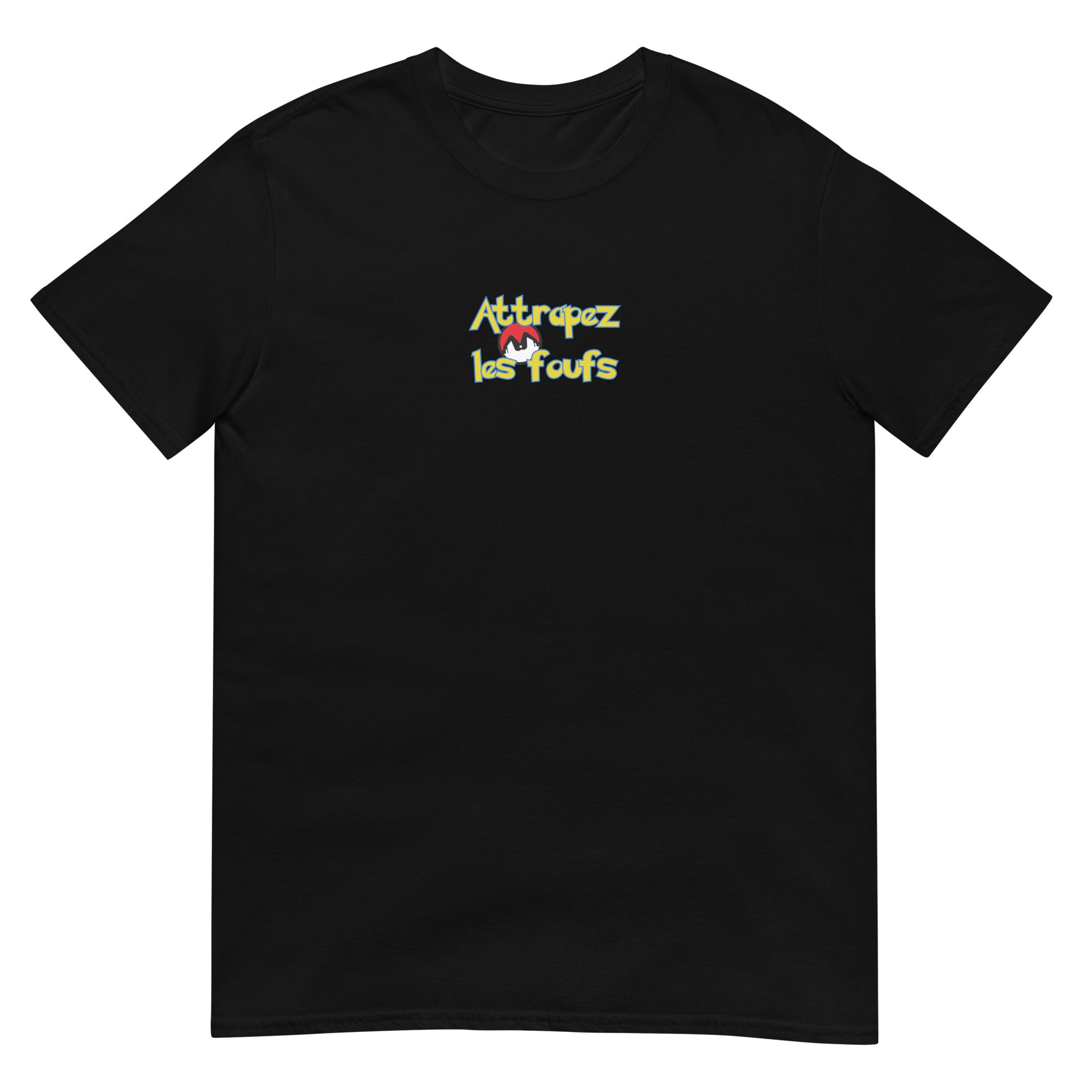 T-shirt unisexe Attrapez les foufs Pokeboule - Sedurro