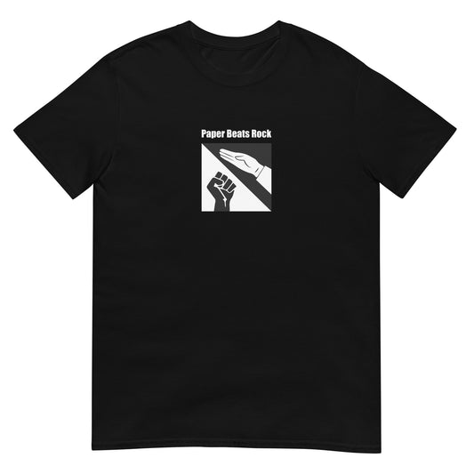 T-shirt unisexe Paper beats rock - Sedurro