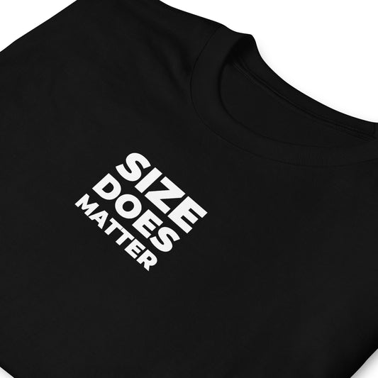 T-shirt unisexe Size does matter - Sedurro
