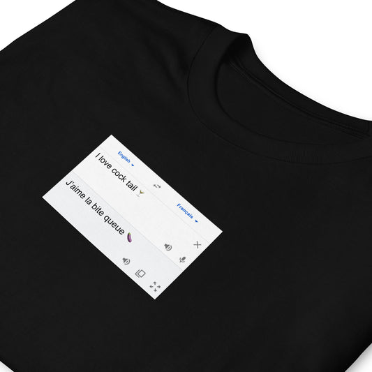 T-shirt unisexe Traduction cocktail - Sedurro