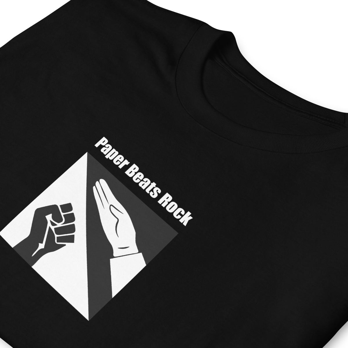 T-shirt unisexe Paper beats rock - Sedurro