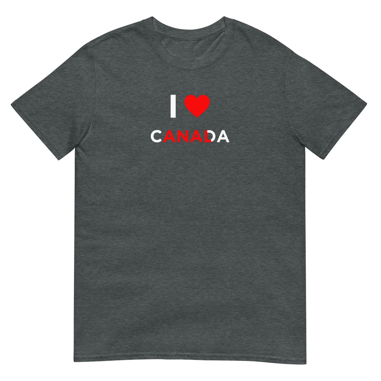 T-shirt unisexe I love Canada anal - Sedurro
