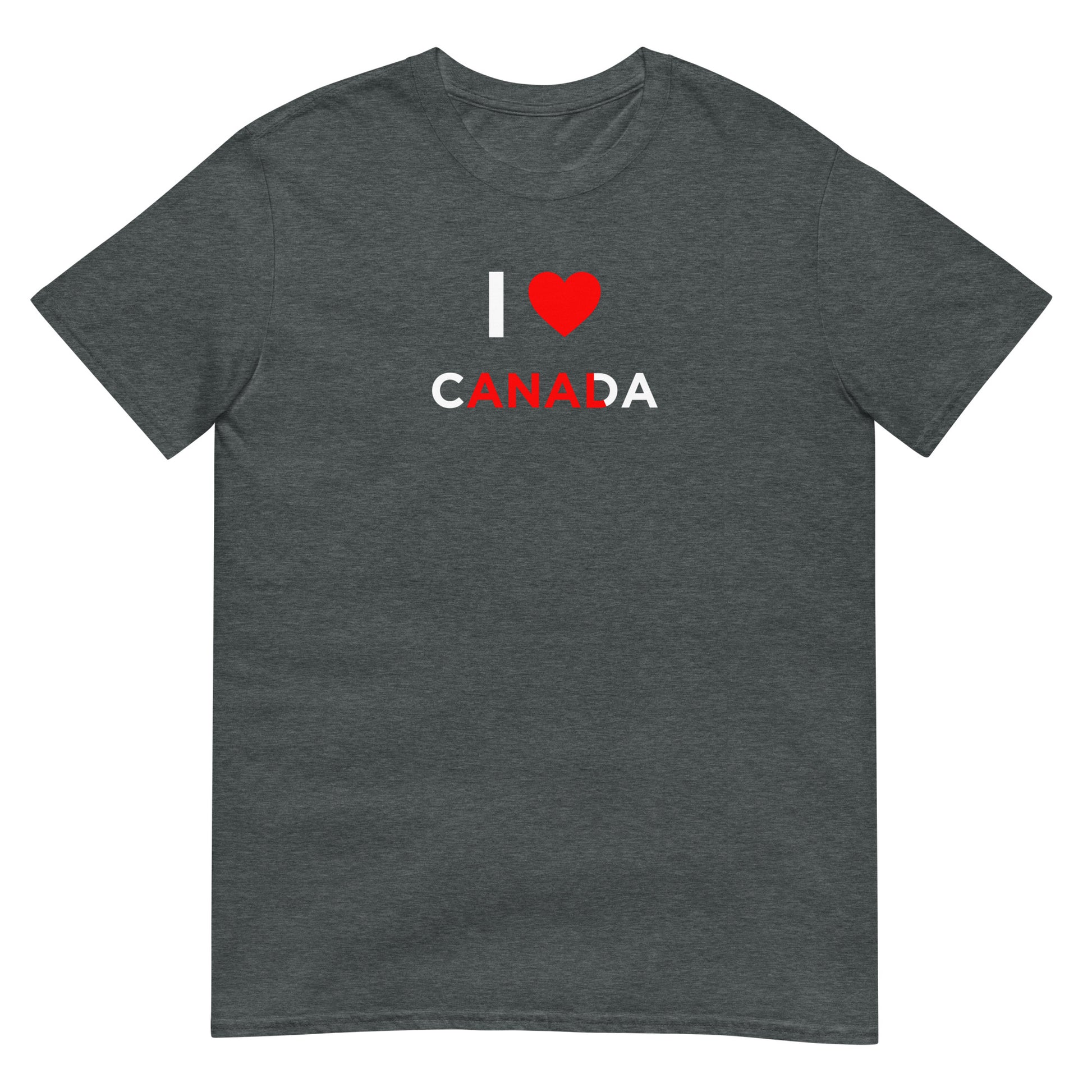 T-shirt unisexe I love Canada anal - Sedurro