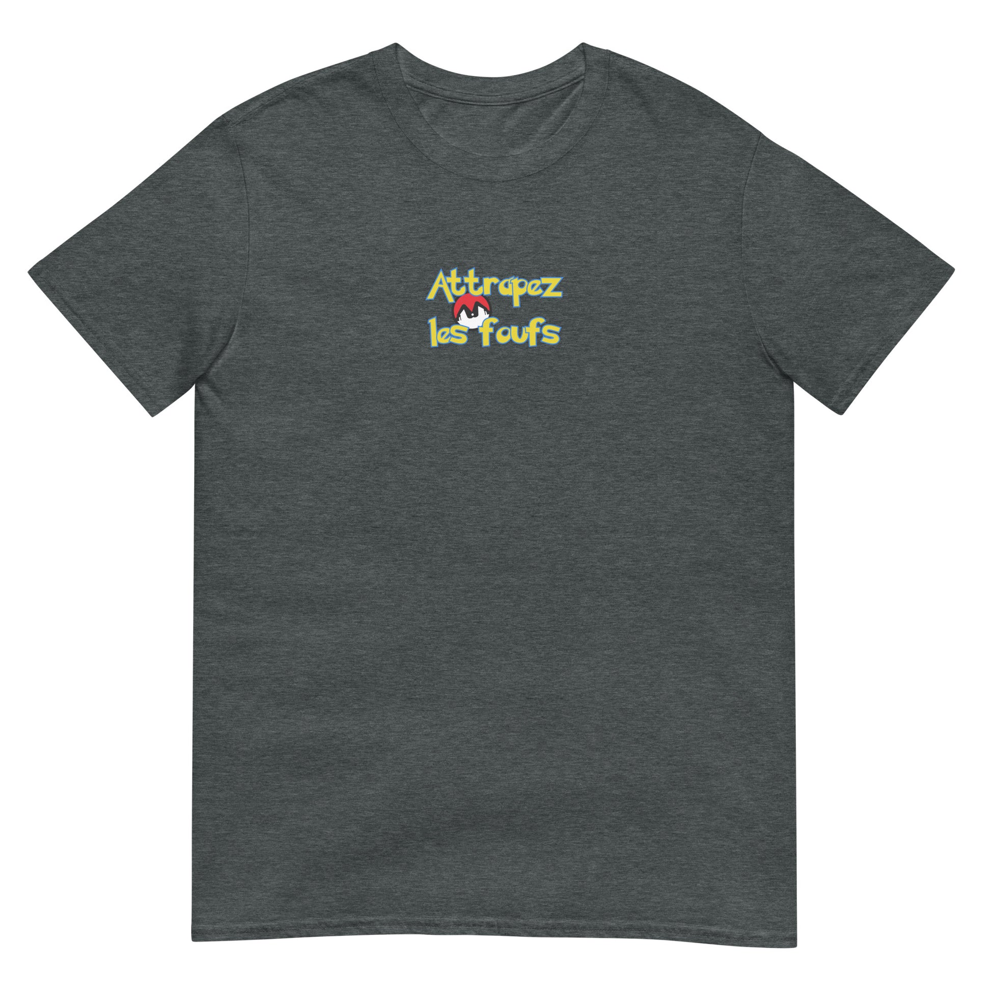 T-shirt unisexe Attrapez les foufs Pokeboule - Sedurro