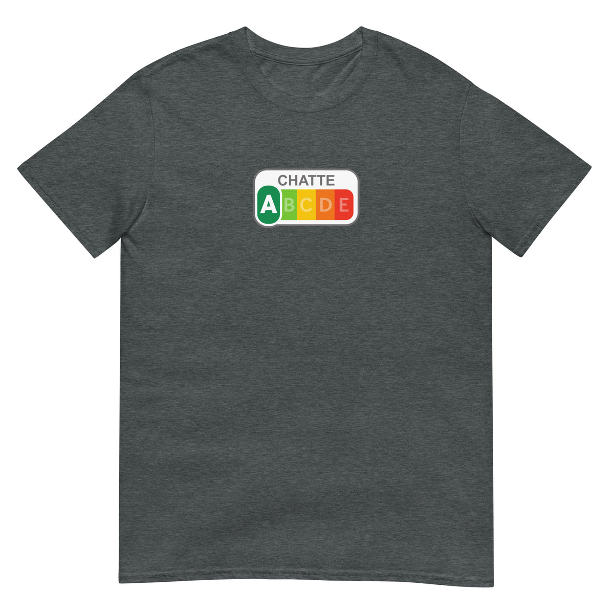 T-shirt unisexe Chatte nutriscore A - Sedurro