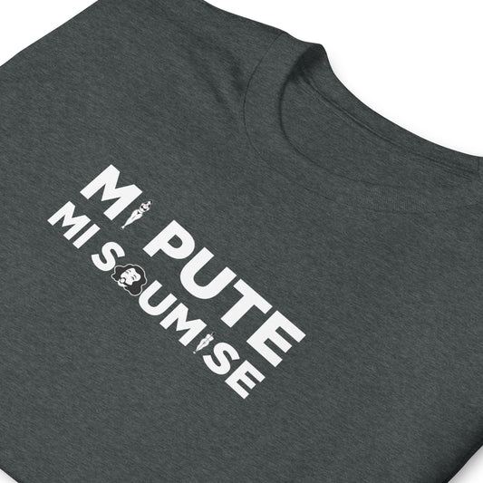 T-shirt unisexe Mi pute mi soumise - Sedurro