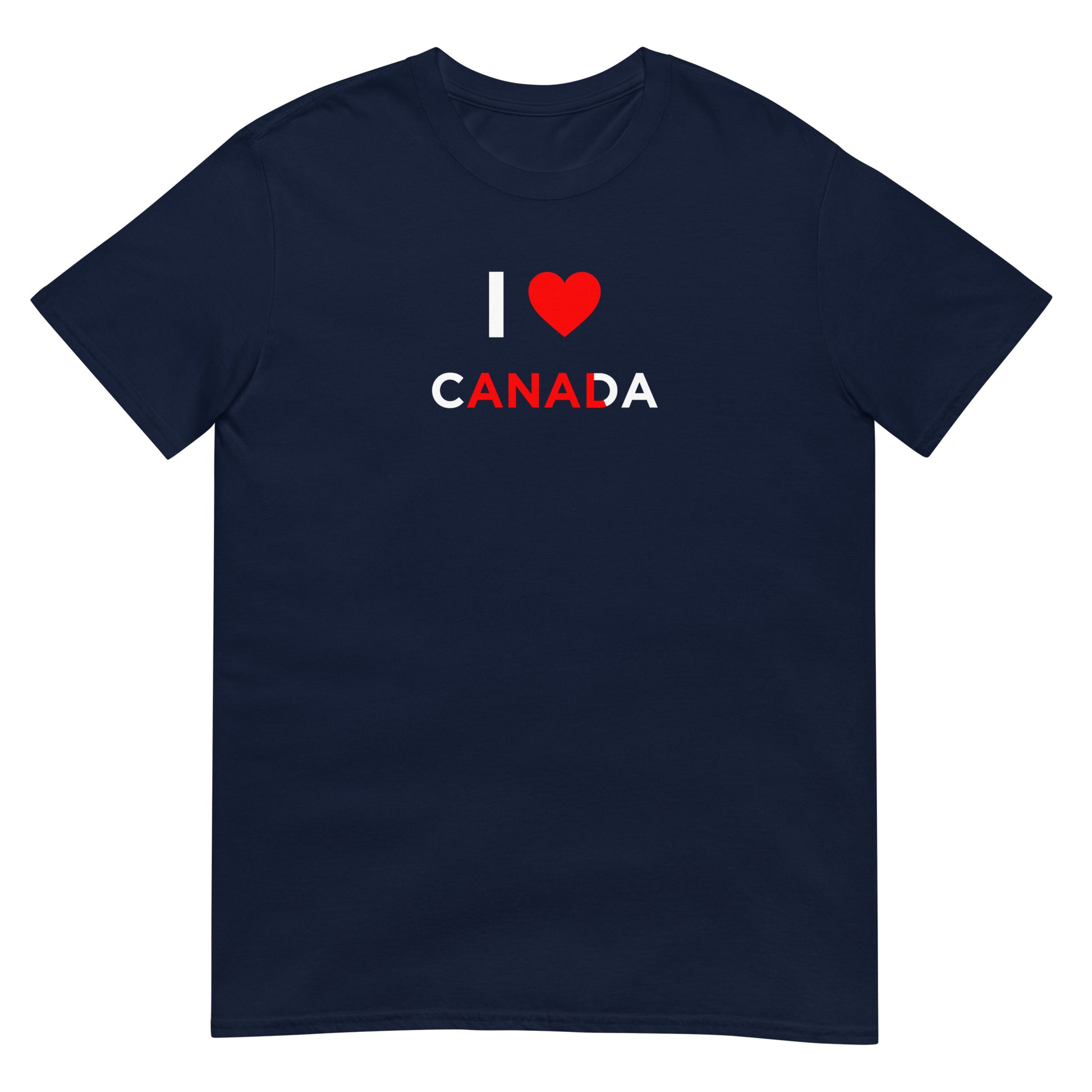T-shirt unisexe I love Canada anal - Sedurro