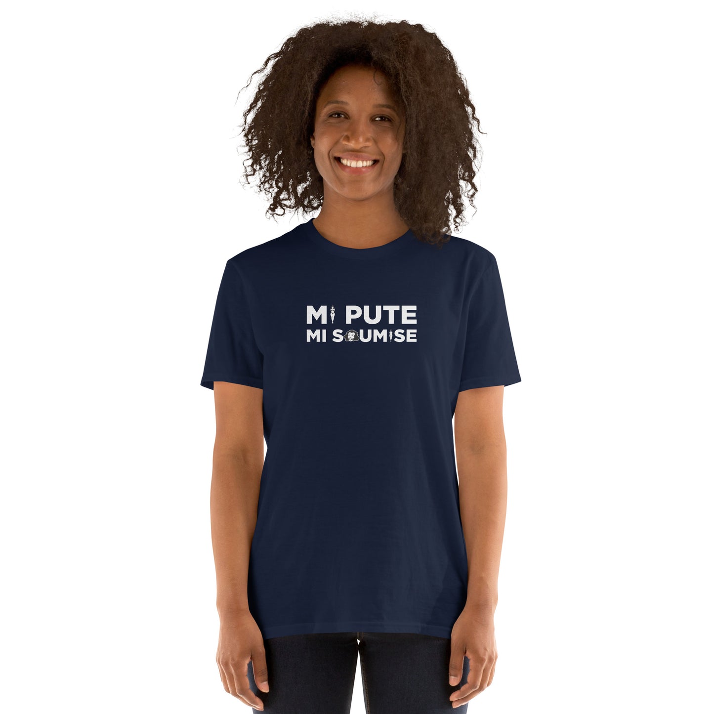 T-shirt unisexe Mi pute mi soumise - Sedurro