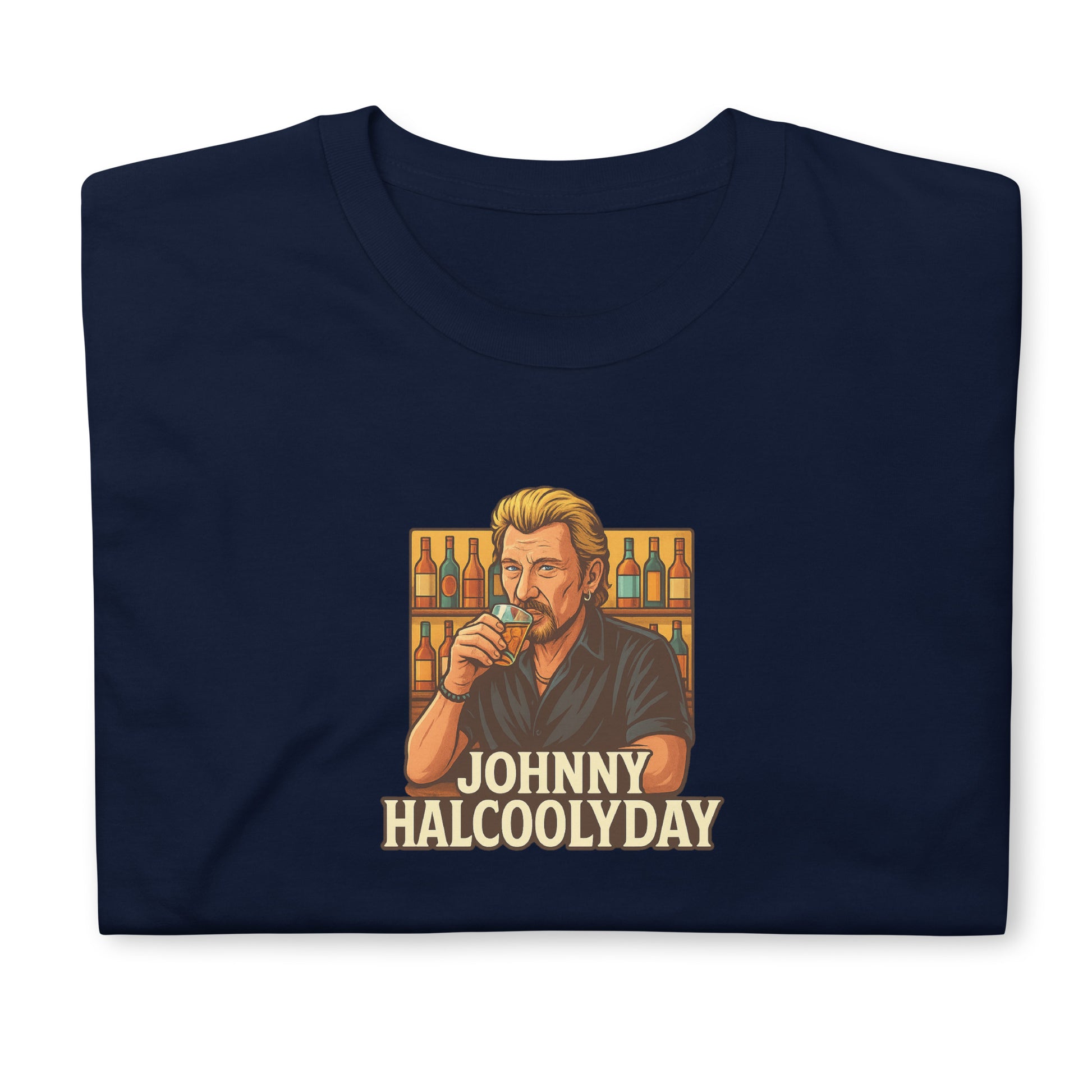 T-shirt unisexe Johnny Halcoolyday - Sedurro
