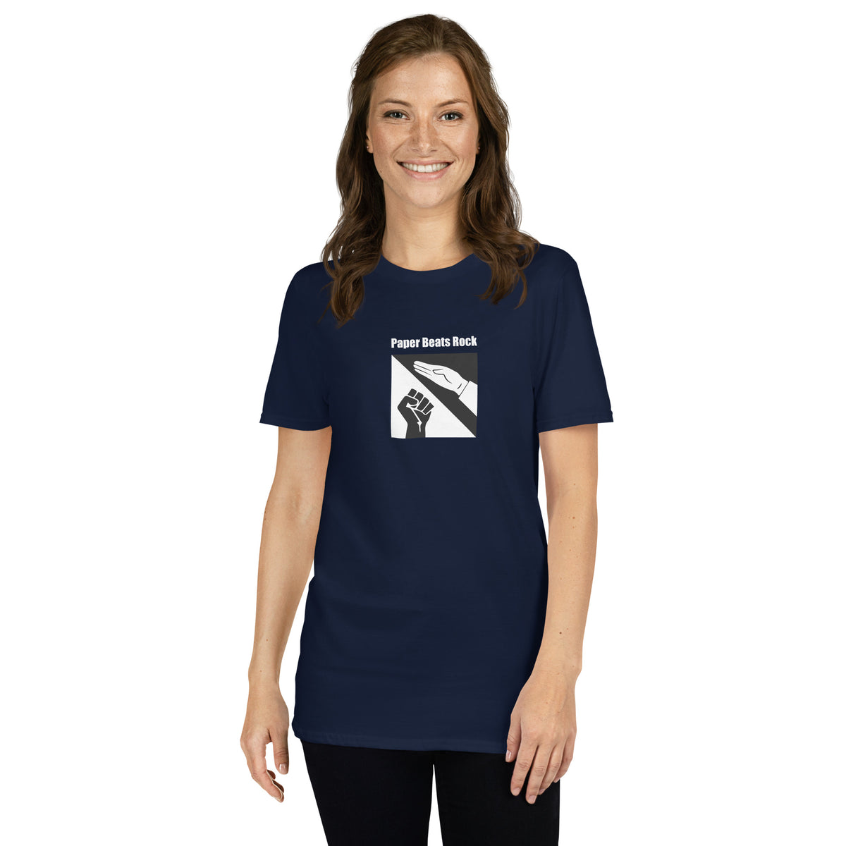 T-shirt unisexe Paper beats rock - Sedurro