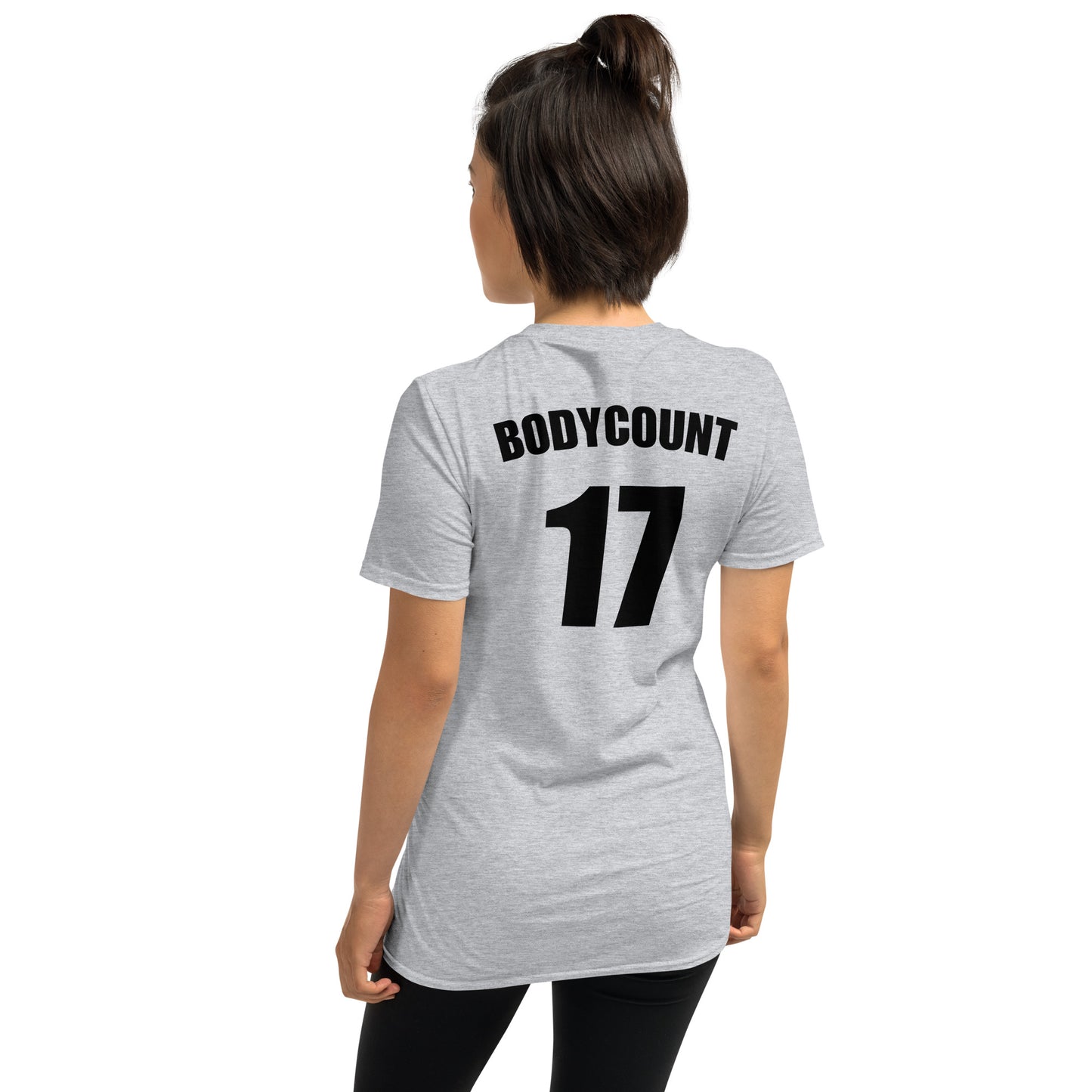 T-shirt unisexe personnalisable maillot numéro bodycount - Sedurro