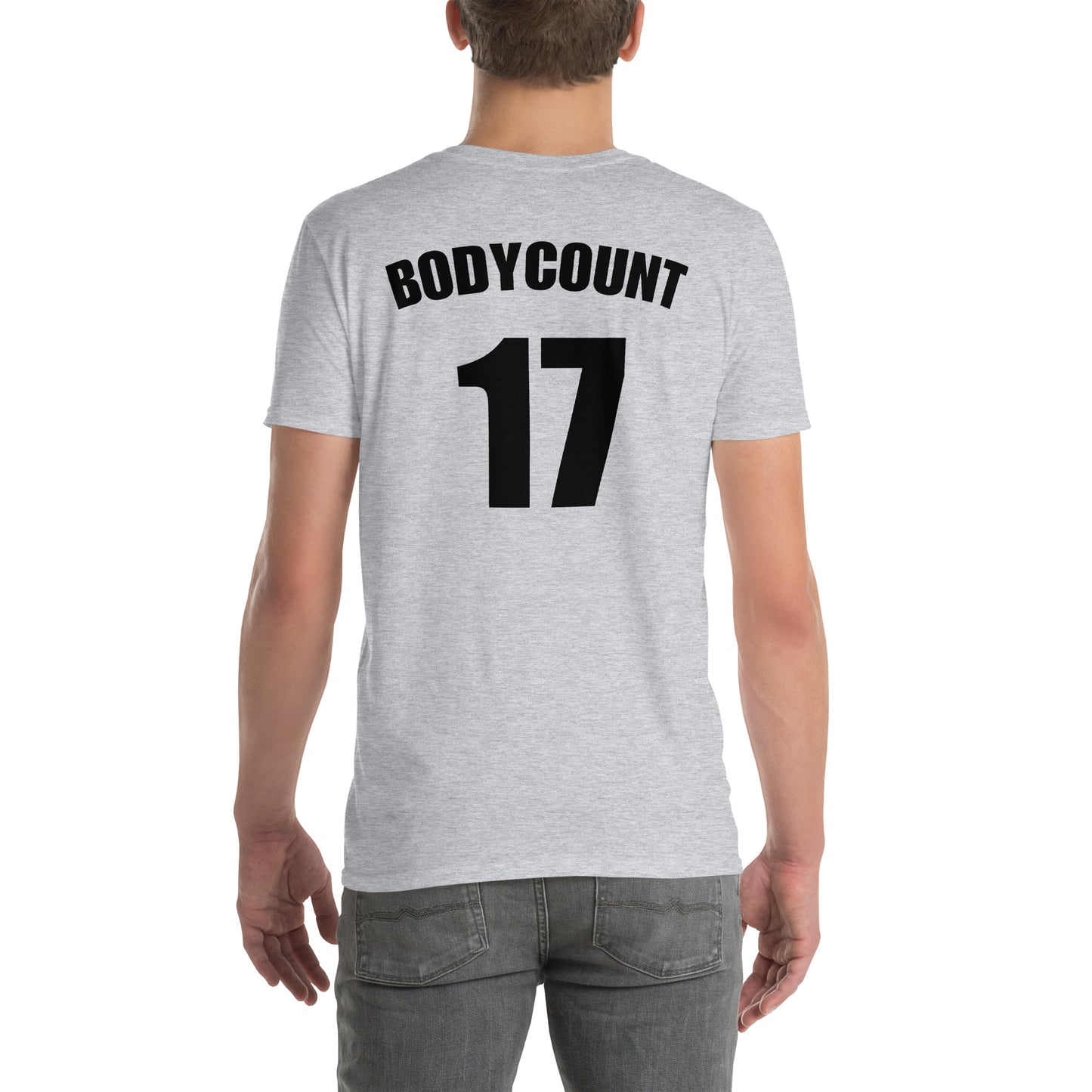 T-shirt unisexe personnalisable maillot numéro bodycount - Sedurro