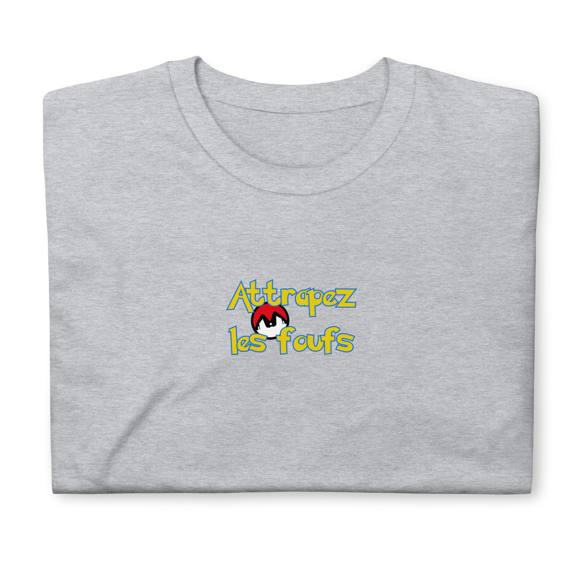 T-shirt unisexe Attrapez les foufs Pokeboule - Sedurro
