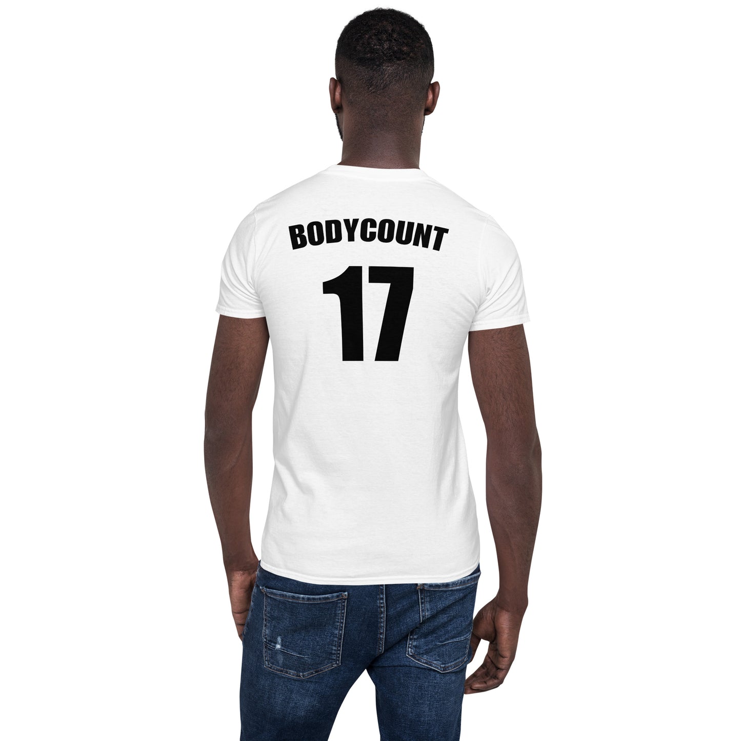 T-shirt unisexe personnalisable maillot numéro bodycount - Sedurro