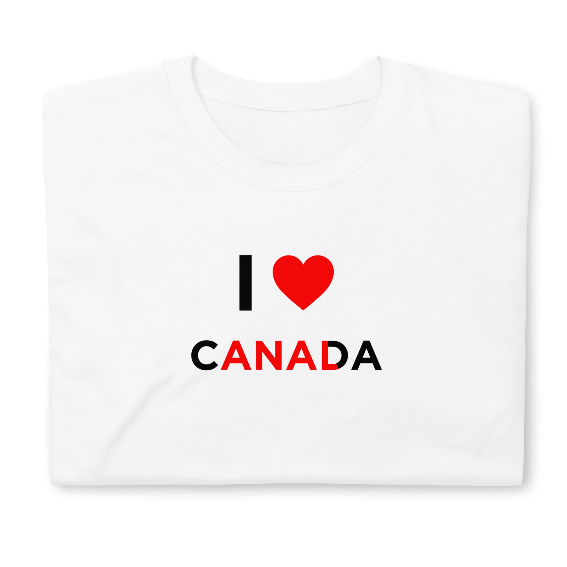 T-shirt unisexe I love Canada anal - Sedurro