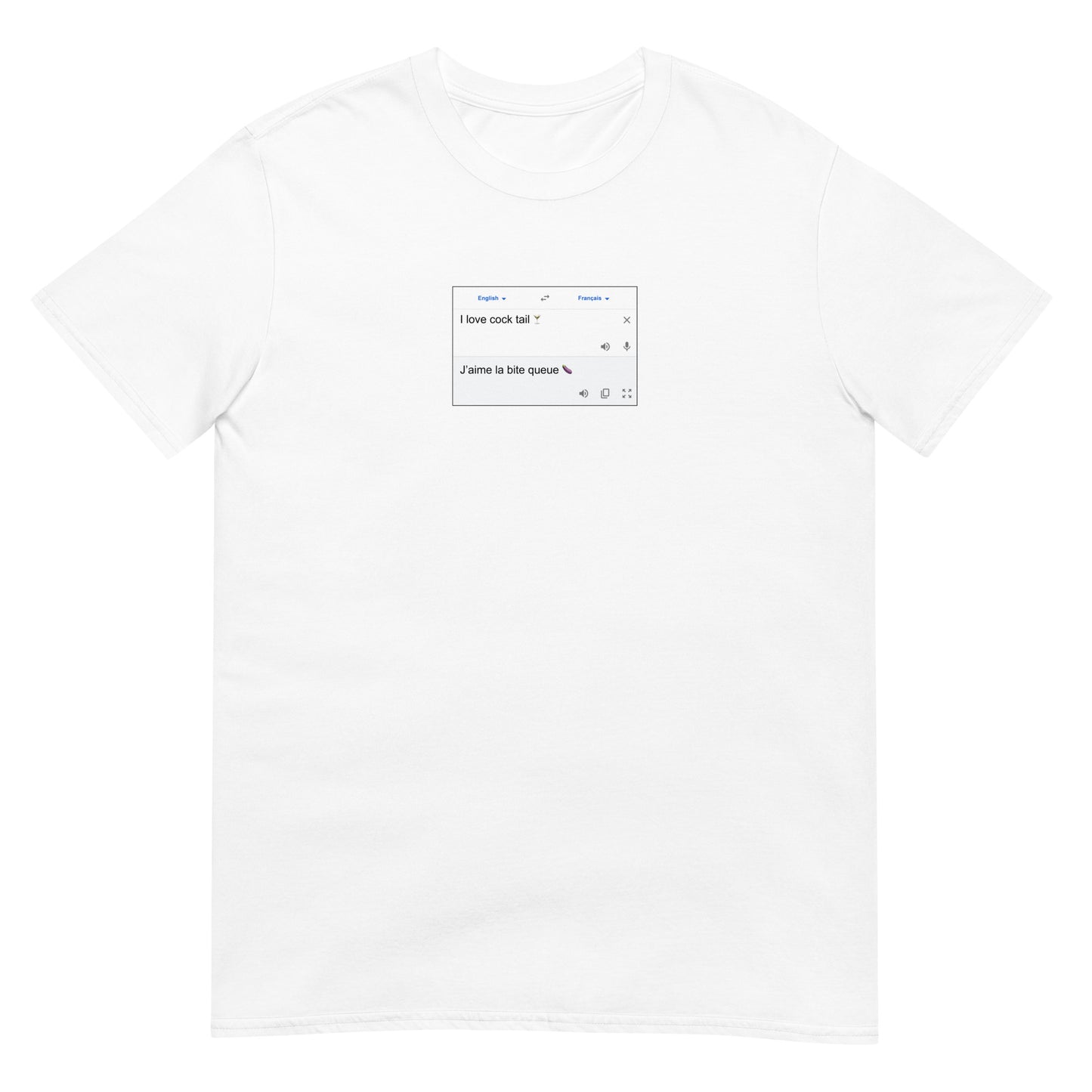 T-shirt unisexe Traduction cocktail - Sedurro