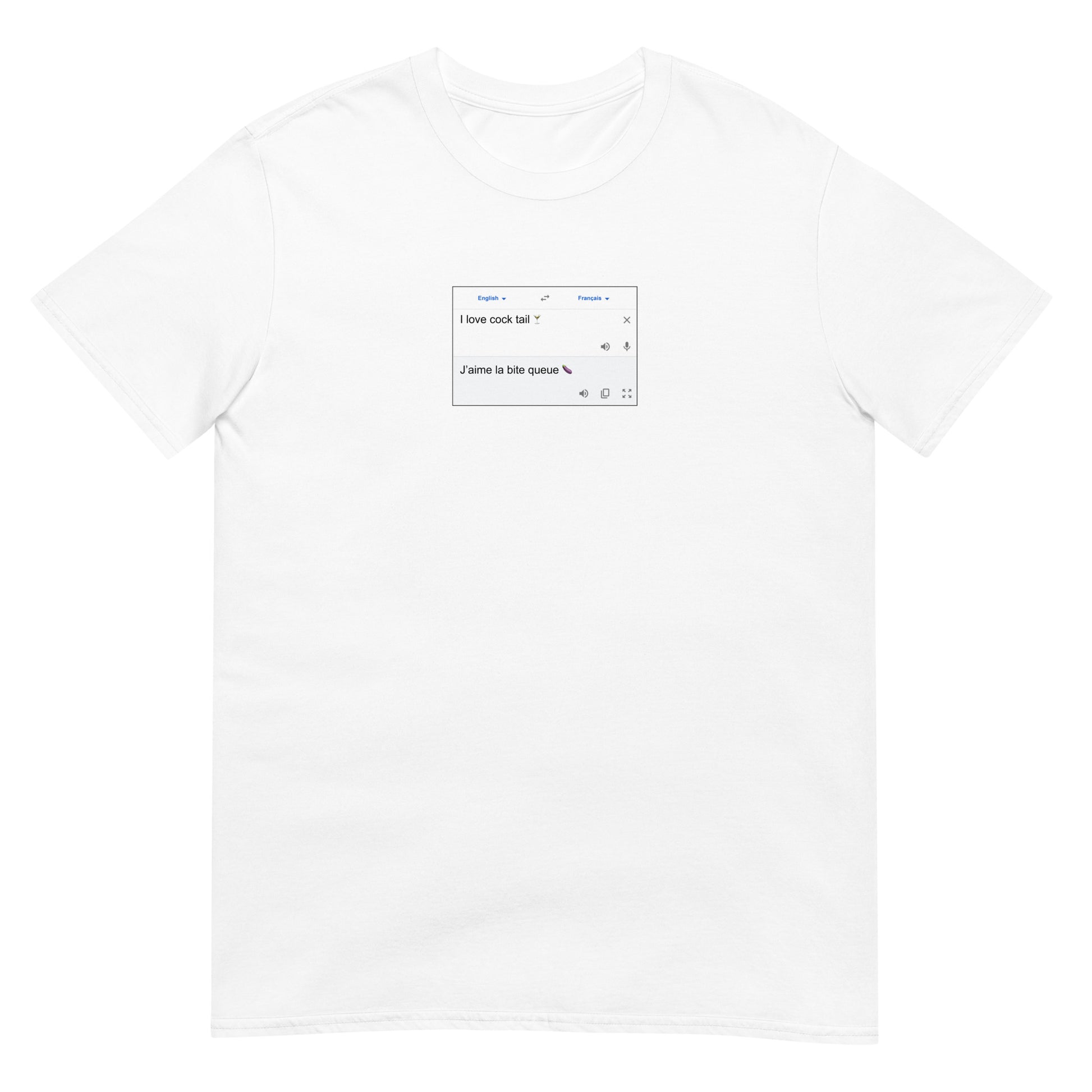 T-shirt unisexe Traduction cocktail - Sedurro