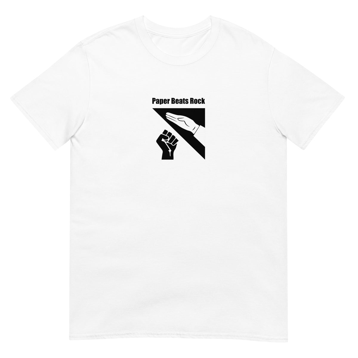 T-shirt unisexe Paper beats rock - Sedurro