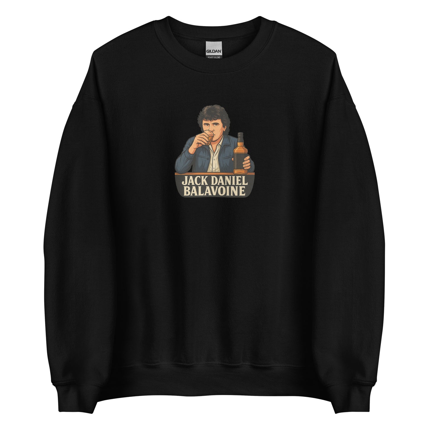 Sweat unisexe col rond Jack Daniel Balavoine - Sedurro