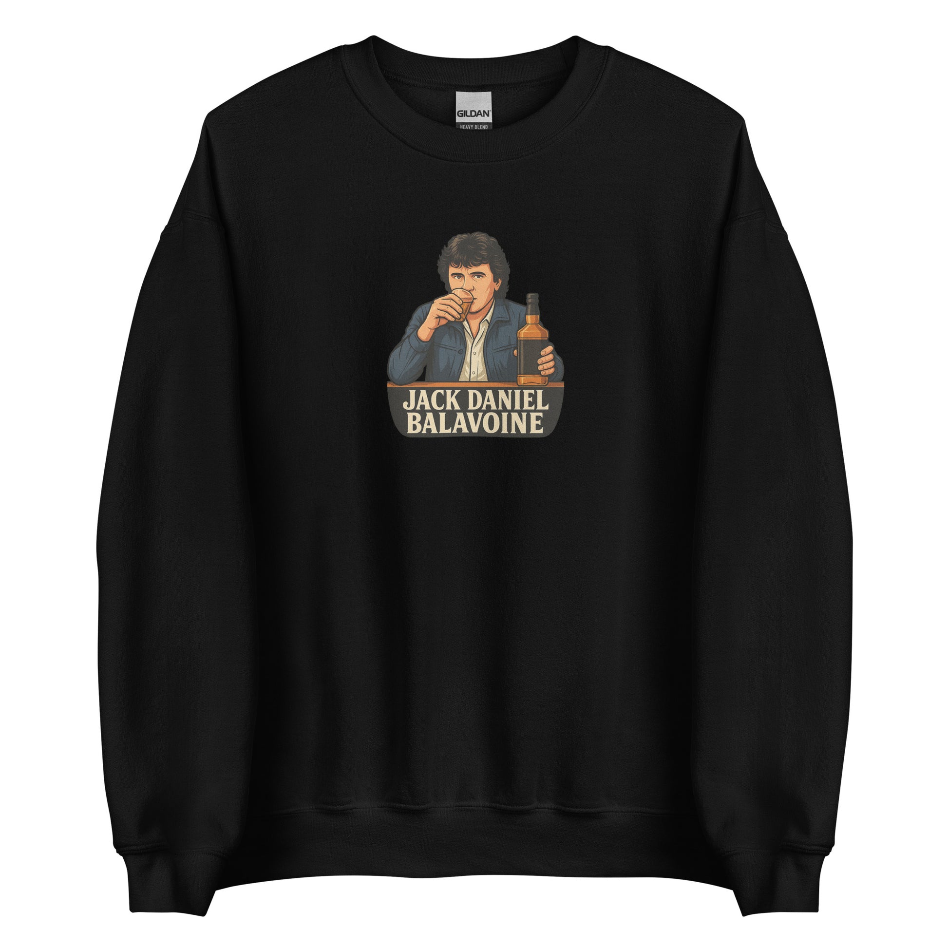 Sweat unisexe col rond Jack Daniel Balavoine - Sedurro