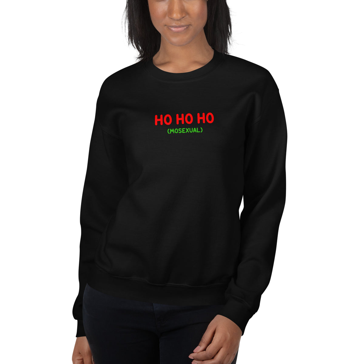 Sweat unisexe col rond Ho ho ho (mosexual) - Sedurro