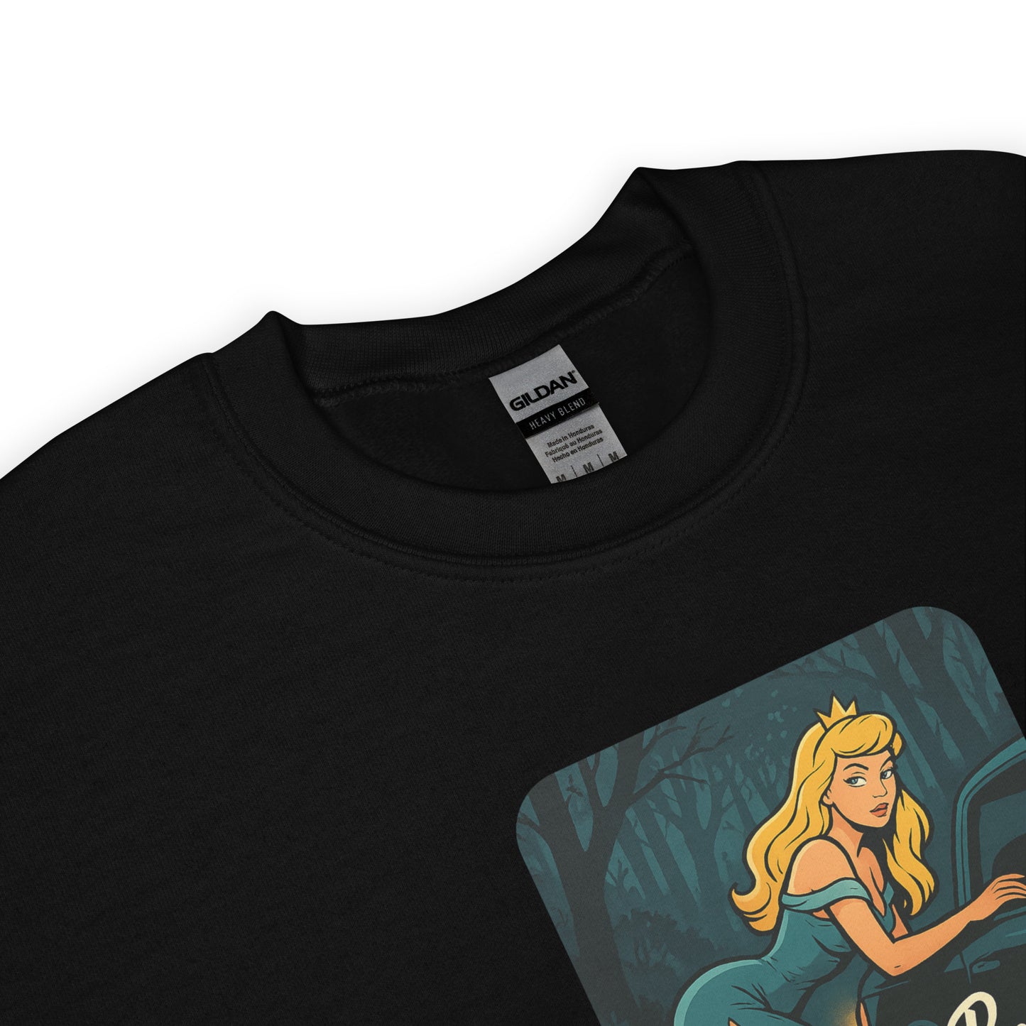 Sweat unisexe col rond La Belle au Bois de Boulogne - Sedurro