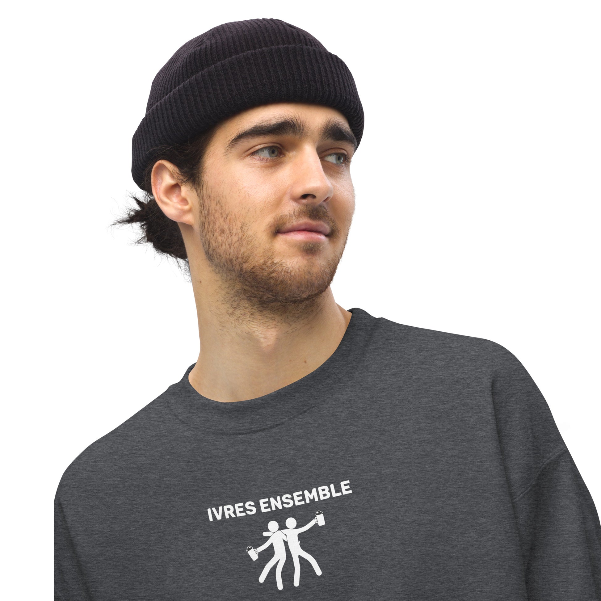 Sweat unisexe col rond Ivres ensemble - Sedurro